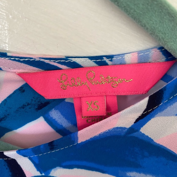 Lilly Pulitzer Pink Tropics Iona Engineered Tank XS - Picture 3 of 5